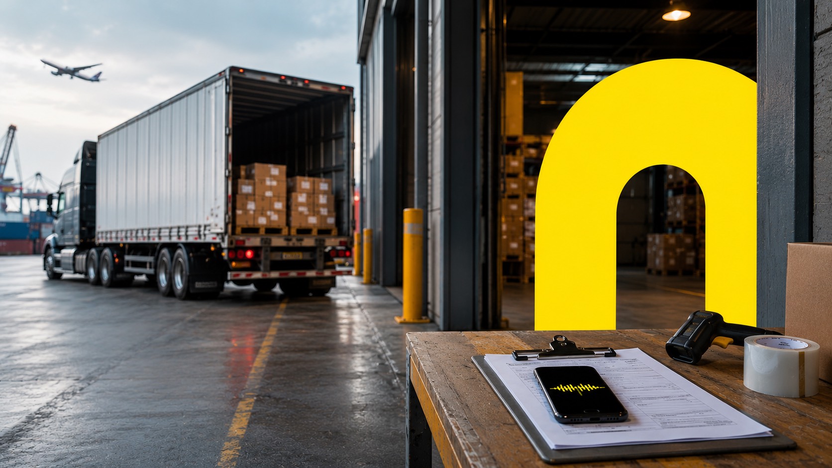 DI agentas logistikos įmonei — vadybininkas tikrina krovinių statusą