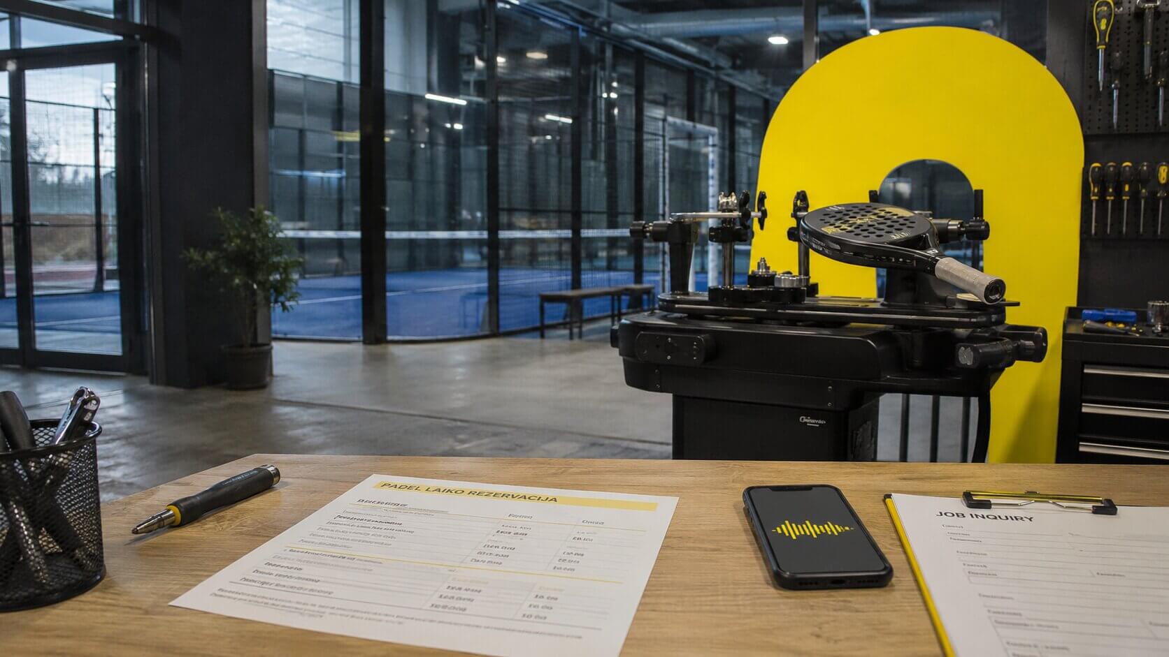 DI agentas padel kortai